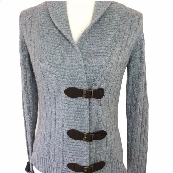 Autumn Cashmere Sweaters - Autumn Cashmere 100% Cable Cardigan Sz S
